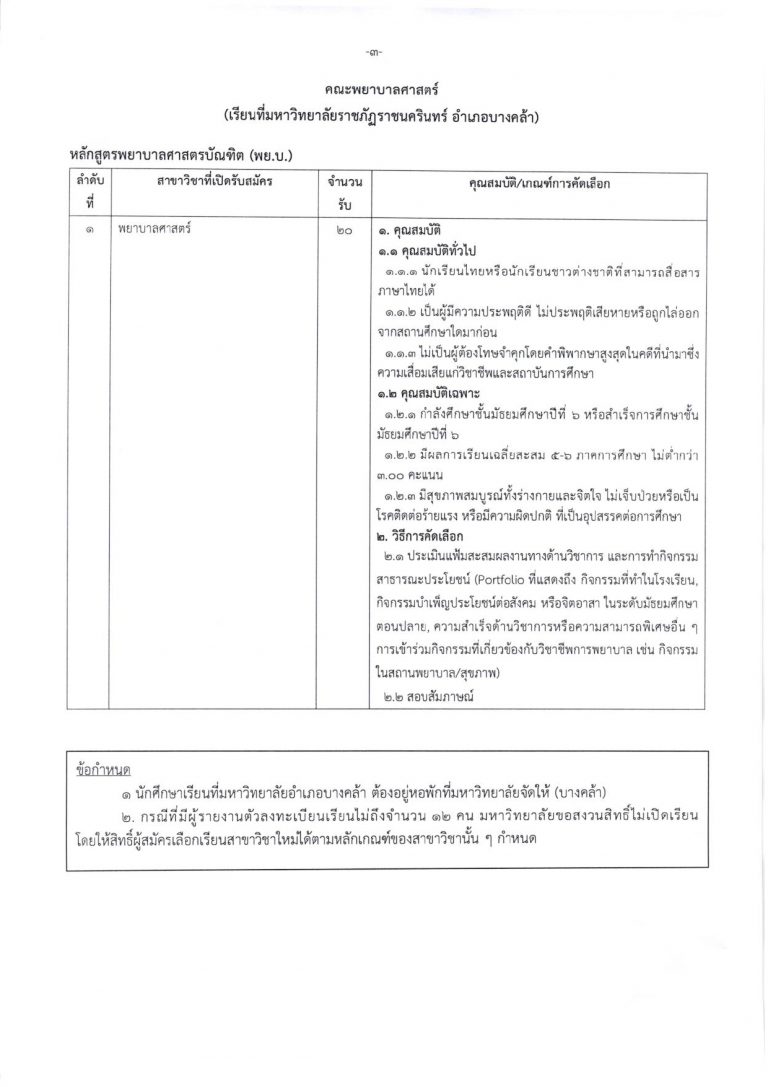 ประกาศ การรับสมัครสอบคัดเลือกบบุคคลเข้าศึกษาต่อ (Portfolio)_page-0003